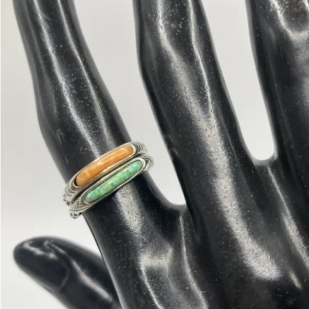 Carolyn Pollack Relios Stackable Gemstone Band Ri… - image 2